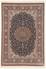 3 x 5 - Navy Blue Vintage Persian Qum Rug - 79792