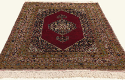 3 x 5 - Red Vintage Persian Qum Rug - 79793