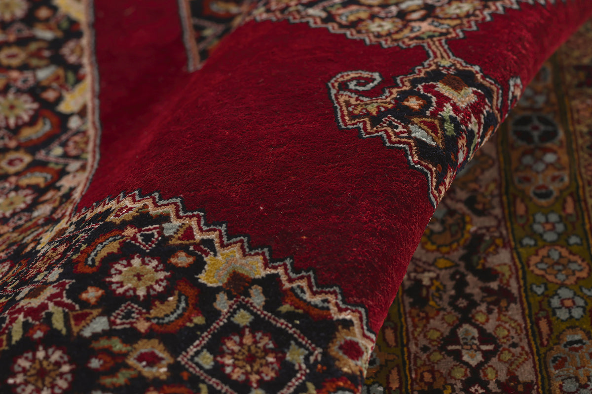 3 x 5 - Red Vintage Persian Qum Rug - 79793