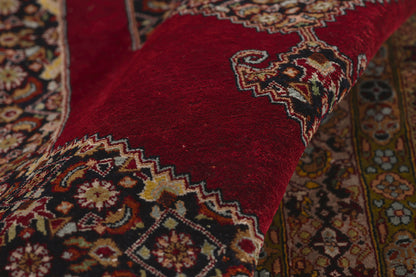 3 x 5 - Red Vintage Persian Qum Rug - 79793