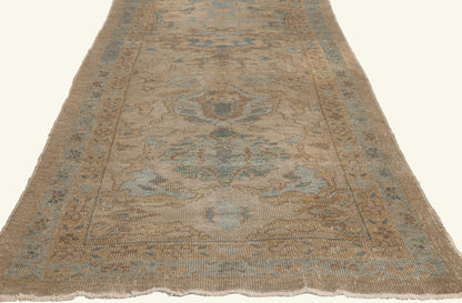 3 x 14 - Tan Vintage Persian Sultanabad Rug - 79794