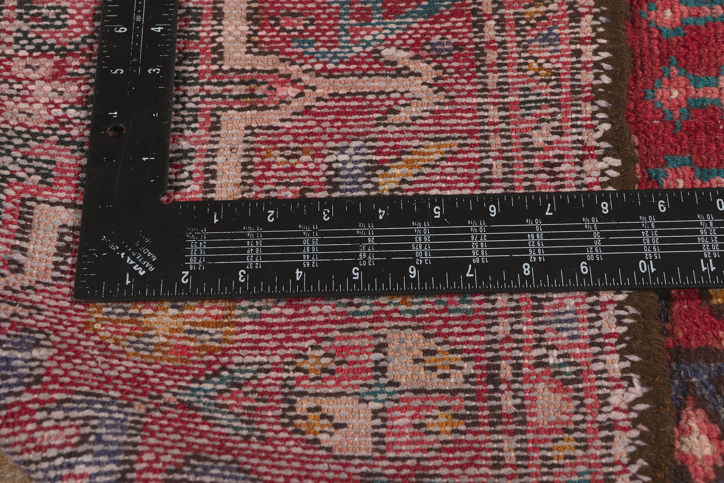 2 x 5 - Red Vintage Persian Heriz Rug - 79796