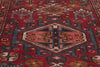 2 x 5 - Red Vintage Persian Heriz Rug - 79796