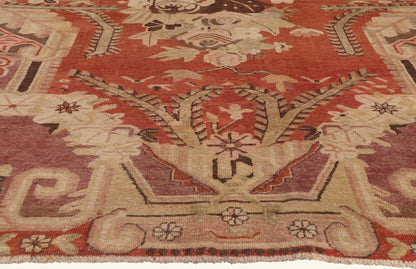 6 x 9 - Red Antique Turkestan Khotan Rug - 79798