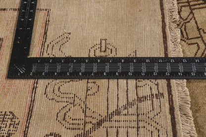 5 x 7 - Rust Antique Turkestan Khotan Rug - 79799