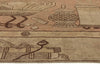 5 x 7 - Rust Antique Turkestan Khotan Rug - 79799