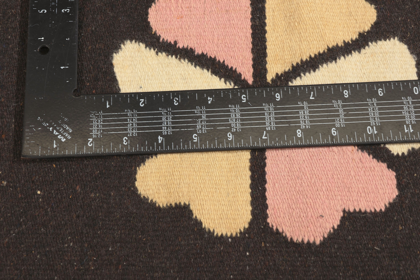 1 x 2 - Brown Vintage Mexican Zapotec Rug - 79803
