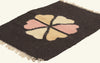 1 x 2 - Brown Vintage Mexican Zapotec Rug - 79803