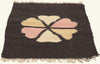 1 x 2 - Brown Vintage Mexican Zapotec Rug - 79803