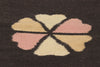 1 x 2 - Brown Vintage Mexican Zapotec Rug - 79803