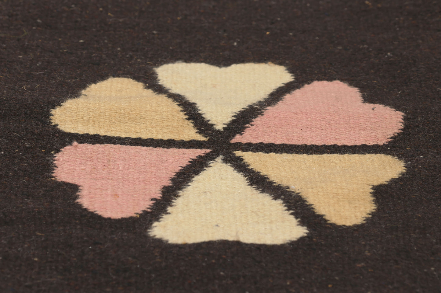 1 x 2 - Brown Vintage Mexican Zapotec Rug - 79803
