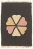 1 x 2 - Brown Vintage Mexican Zapotec Rug - 79803