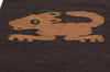 1 x 2 - Brown Vintage Mexican Zapotec Rug - 79804