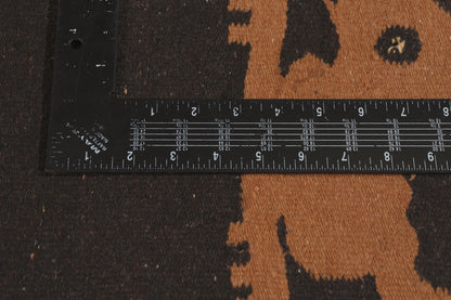 1 x 2 - Brown Vintage Mexican Zapotec Rug - 79804
