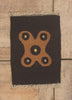 1 x 2 - Brown Vintage Mexican Zapotec Rug - 79805
