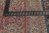 10 x 13 - Navy Blue Antique Persian Kashan Rug - 79806