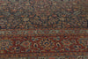 10 x 13 - Navy Blue Antique Persian Kashan Rug - 79806