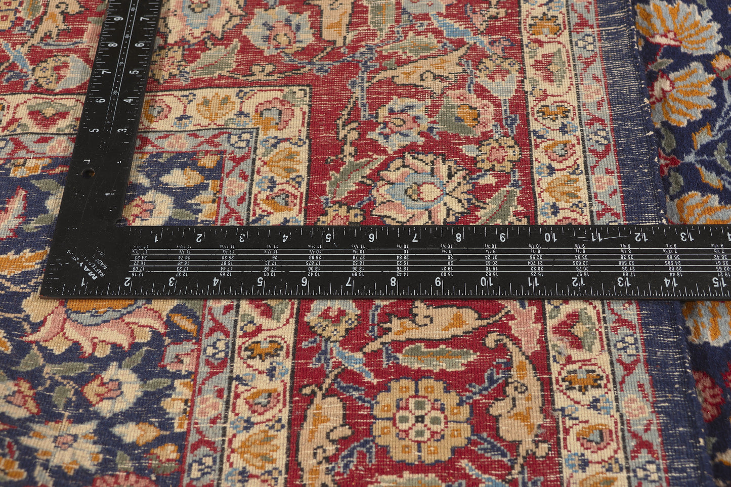 5 x 9 - Navy Blue Vintage Chinese Tabriz Rug - 79807