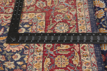 5 x 9 - Navy Blue Vintage Chinese Tabriz Rug - 79807