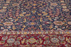 5 x 9 - Navy Blue Vintage Chinese Tabriz Rug - 79807