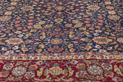5 x 9 - Navy Blue Vintage Chinese Tabriz Rug - 79807