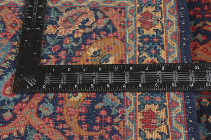 3 x 4 - Navy Blue Antique Persian Tabriz Rug - 79808