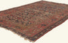 4 x 5 - Navy Blue Antique Persian Malayer Rug - 79811