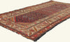 4 x 7 - Navy Blue Antique Caucasian Kazak Rug - 79812