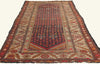 4 x 7 - Navy Blue Antique Caucasian Kazak Rug - 79812