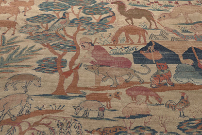 3 x 24 - Multicolor Antique Persian Khorassan Rug - 79813