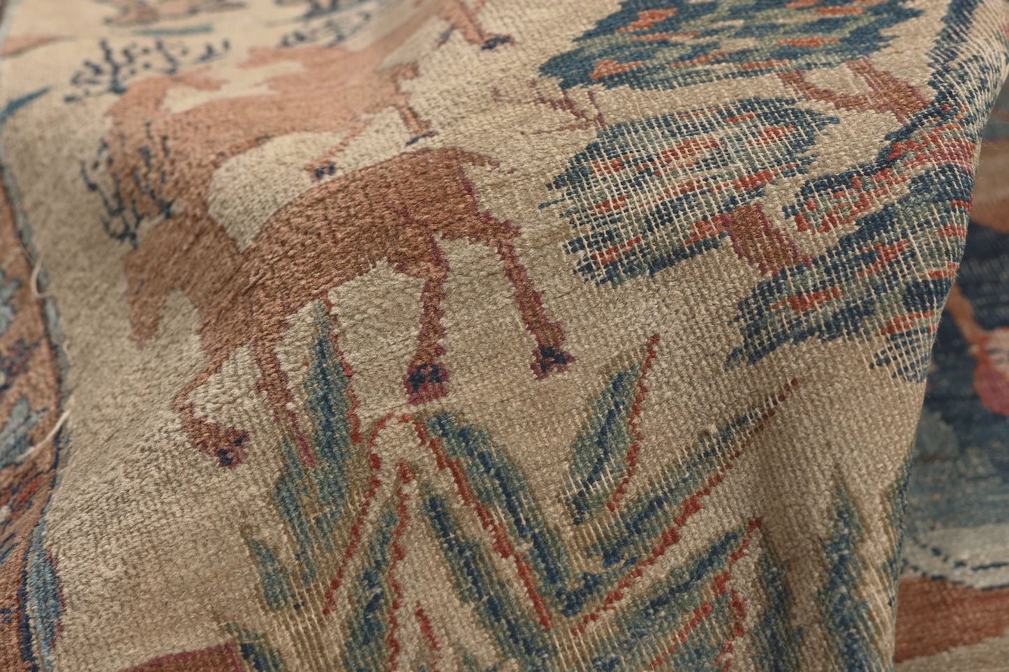 3 x 24 - Multicolor Antique Persian Khorassan Rug - 79813