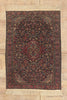 3 x 5 - Navy Blue Antique Persian Sarouk Rug - 79814