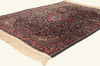 3 x 5 - Navy Blue Antique Persian Sarouk Rug - 79814