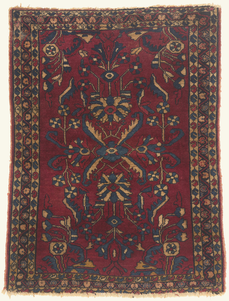 3 x 5 - Red Antique Persian Lilihan Rug - 79816