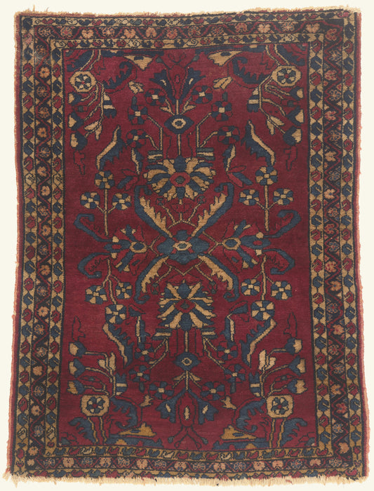 3 x 5 - Red Antique Persian Lilihan Rug - 79816