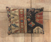 1 x 1 - Navy Blue Vintage Caucasian Pillow - 79819