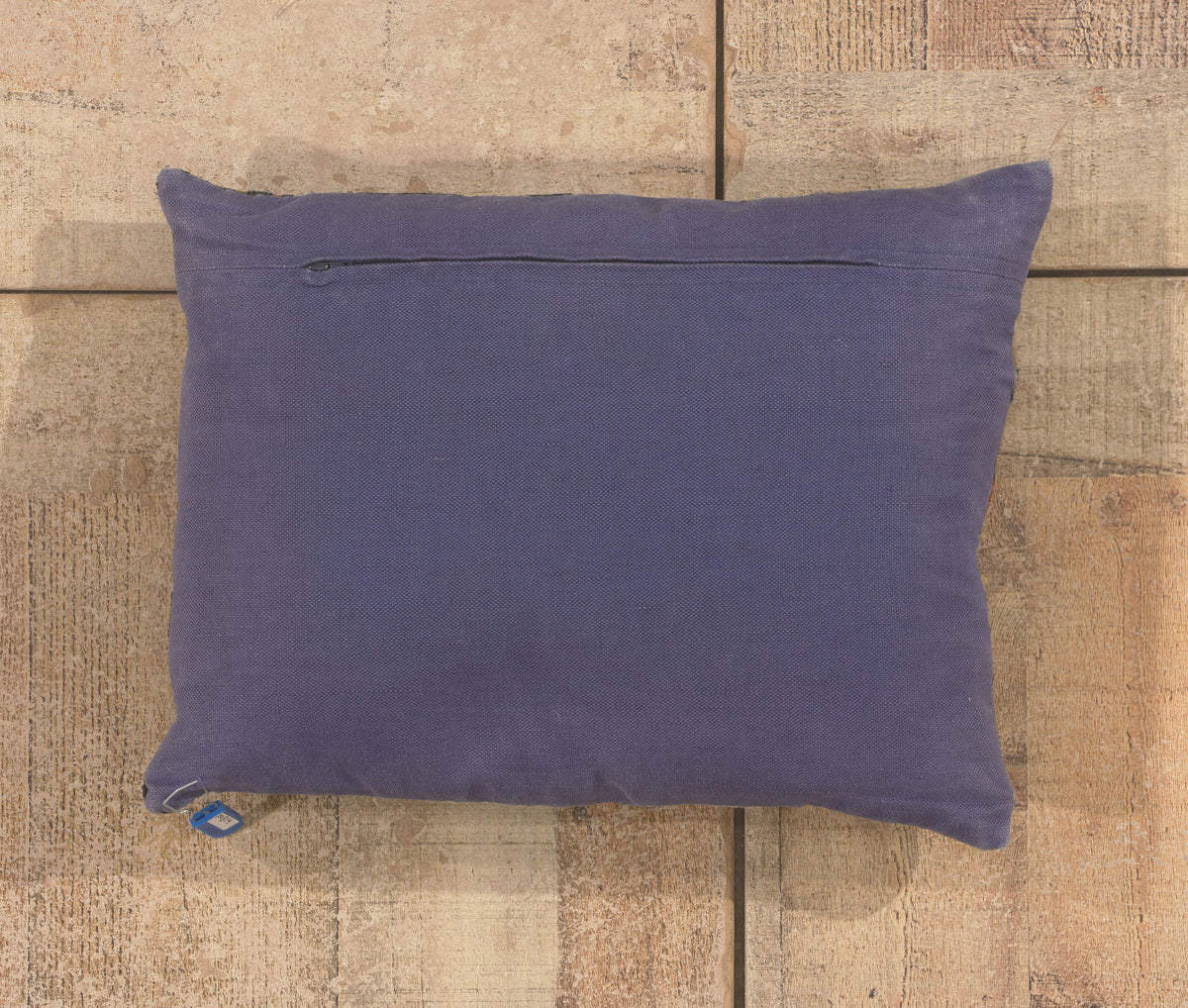 1 x 1 - Navy Blue Vintage Caucasian Pillow - 79819