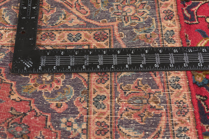 3 x 5 - Red Vintage Persian Kashan Rug - 79824