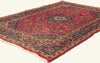 3 x 5 - Red Vintage Persian Kashan Rug - 79824