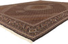 10 x 13 - Black Vintage Persian Tabriz Rug - 79825