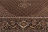 10 x 13 - Black Vintage Persian Tabriz Rug - 79825