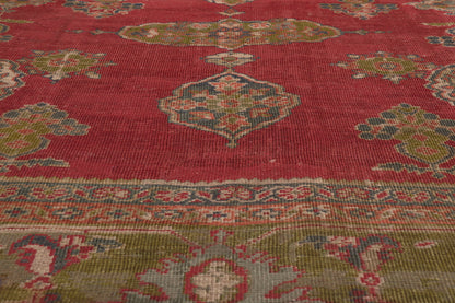 11 x 14 - Red Antique Persian Sultanabad Rug - 79827