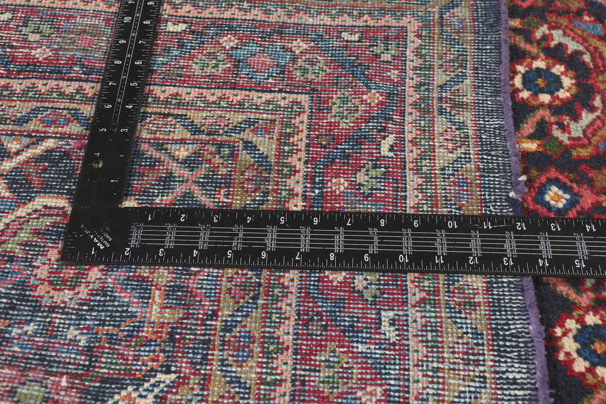 5 x 11 - Navy Blue Antique Persian Mahal Rug - 79829