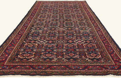 5 x 11 - Navy Blue Antique Persian Mahal Rug - 79829