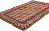 3 x 4 - Multicolor Antique American Hooked Rug - 79830