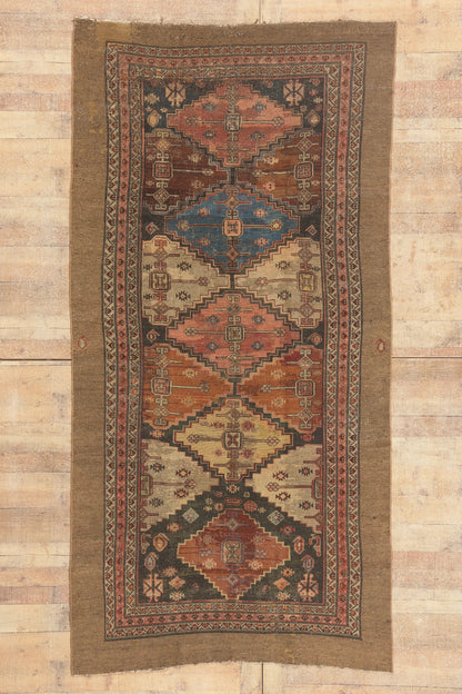 5 x 10 - Brown Antique Persian Malayer Rug - 79831