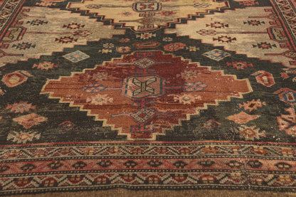 5 x 10 - Brown Antique Persian Malayer Rug - 79831