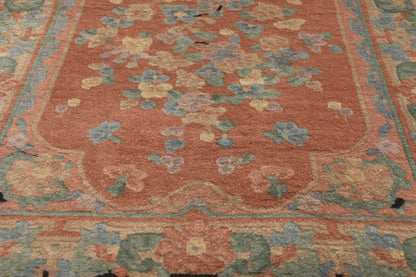 3 x 5 - Rust Antique Chinese Art Deco Rug - 79832