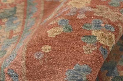 3 x 5 - Rust Antique Chinese Art Deco Rug - 79832