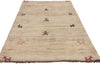 3 x 5 - Beige Vintage Persian Gabbeh Rug - 79836